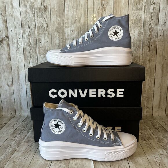 Converse Shoes - Converse Women Chuck Taylor All Star Move Hi Top Canvas Sneakers Size 10